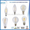 Alibaba Led lighting ul torpedo shape candle bulb c35 4w 3w e14 filament led